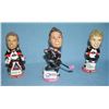 Image 1 : Group of three mini bobble head figures