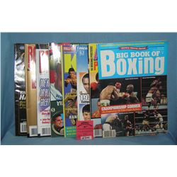 Collection of vintage boxing magazines
