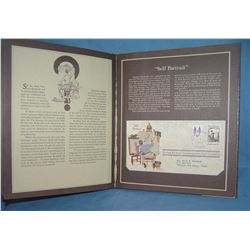 Norman Rockwell stamps and cover collection