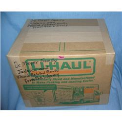 Mystery box lot marked Dr. Meyer family library books