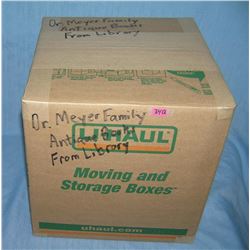 Mystery box: Dr. Meyer family antique books from