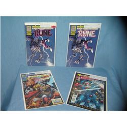Group of mint collector comics featuring Rune