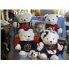 Image 1 : Collection of large holiday bears and collectibles