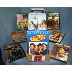 Huge box full of DVD's, CD's and more