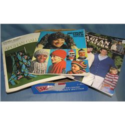 Group of 3 vintage crochet and knitting catalogs