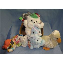 Box full of collectible toys