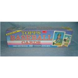 1989 Topps factory sealed baseball card set