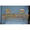 Image 1 : Pair of maple 7 shelf display units