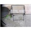 Image 1 : Wrought iron and glass side table