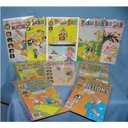 Large group of vintage Richie Rich comic books