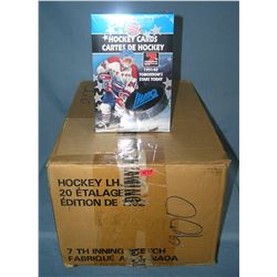 Large box of vintage hockey cards