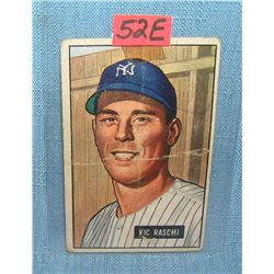 Vintage Vic Raschi Bowman baseball card