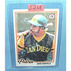 Vintage Dave Winfield all star baseball card