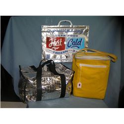 Group of 3 cooler bags