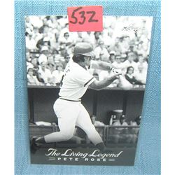 Pete Rose all star baseball card by Leaf trading cards