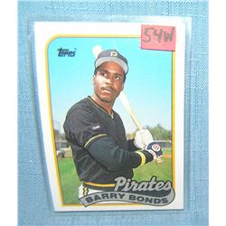 Barry Bonds vintage all star baseball card