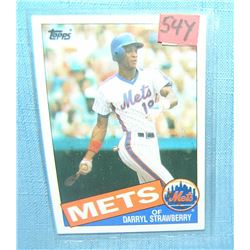 Darryl Strawberry vintage all star baseball card