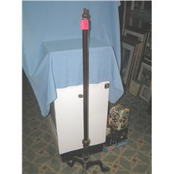 Mahogany coat and hat rack