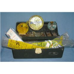 Tackle box with assorted tackle