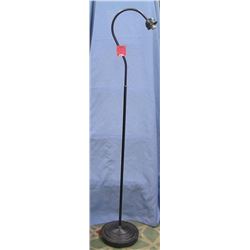 Modern black gooseneck shaped floor lamp