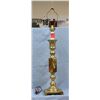 Image 1 : Large vintage solid brass table lamp