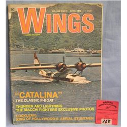 Vintage WINGS aviation magazine