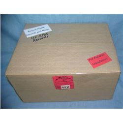 Mystery box marked Record World 45 RPM records