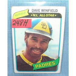 Dave Winfield Baseball card