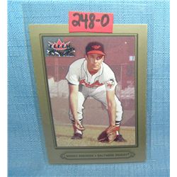 Brooks Robinson retro style style baseball card