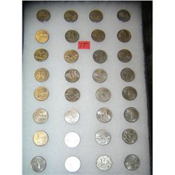 Large collection of vintage US state quarters