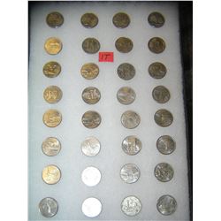 Large collection of vintage US state quarters