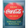 Image 1 : Coca Cola retro style advertising sign