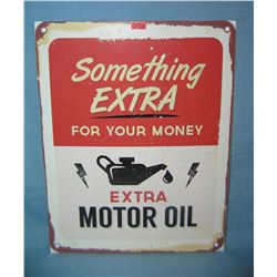 Extra Motor Oil retro style advertising sign