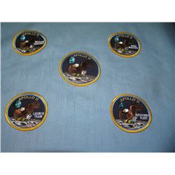 Apollo 11 first man on the moon patches