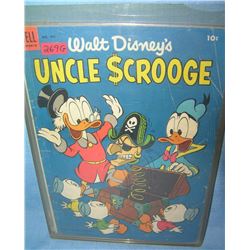 Early Walt Disney's Uncle Scrooge comic book