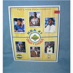 NBA draft basketball stars Upper Deck promo