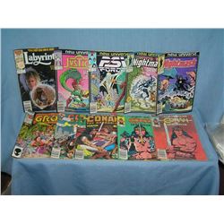 Group of 10 vintage Marvel comic books