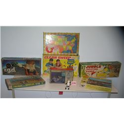 Collection of vintage toys, games and more