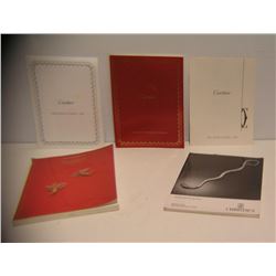 Group of high end gold, siver and platinum catalogs