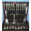 Image 2 : Wallace Rose pattern sterling silver flatware set