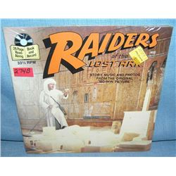 Indiana Jones story book and record set