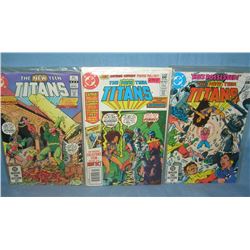 Group of the New Teen Titans comic books