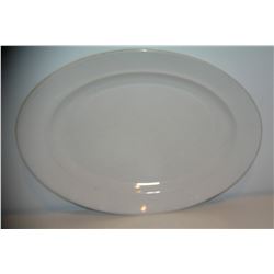 Large heavy porcelain serving platter