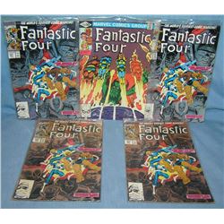 Group of vintage Fantastic 4 comic books