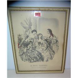 Antique Victorian print