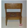 Image 1 : Antique child's carosuell decorative bench and desk