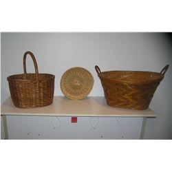 Group of baskets