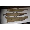 Image 6 : Large group of antique leather and canvas hunting gear