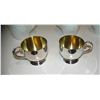 Image 2 : Set of 8 silver plated fancy handled cups