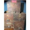 Image 5 : Large group of antique hardware storage boxes